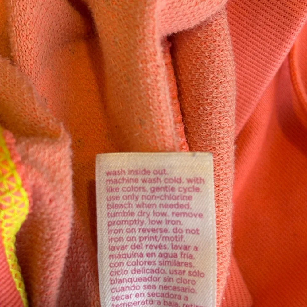 Y2K Hard Candy Coral Pink Heart Graphic Sequin Jogger Sweatpants Small 3-5 Retro